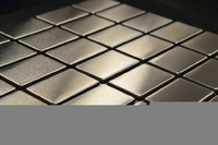 Мозаика из нержавеющей стали, 290х300х3 мм, чип 38x59x3 мм